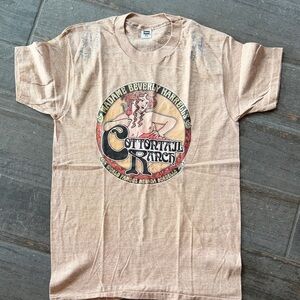 Vintage single stitch 1975 tshirt from world famous Madame Beverly Harrells